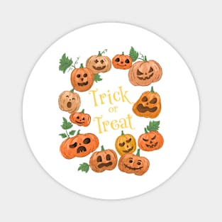 Trick or Treat Pumpkins Magnet